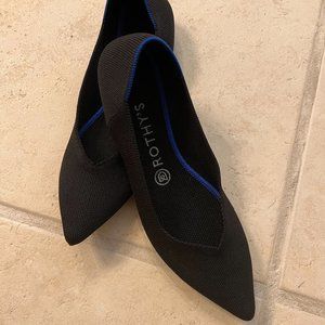 Rothy’s Black The Point Flats 9